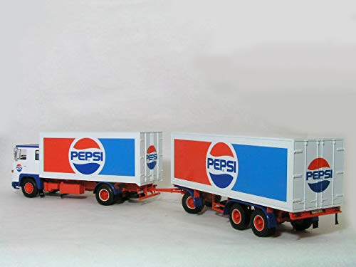 PEPSI トレーラー ミニカー Amazon | 1/43 SCANIA 2連 トレーラー LB 110ペプシPEPSI